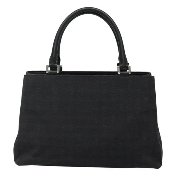 CELINE C Macadam Canvas Hand Bag Black - Picture 2 of 12